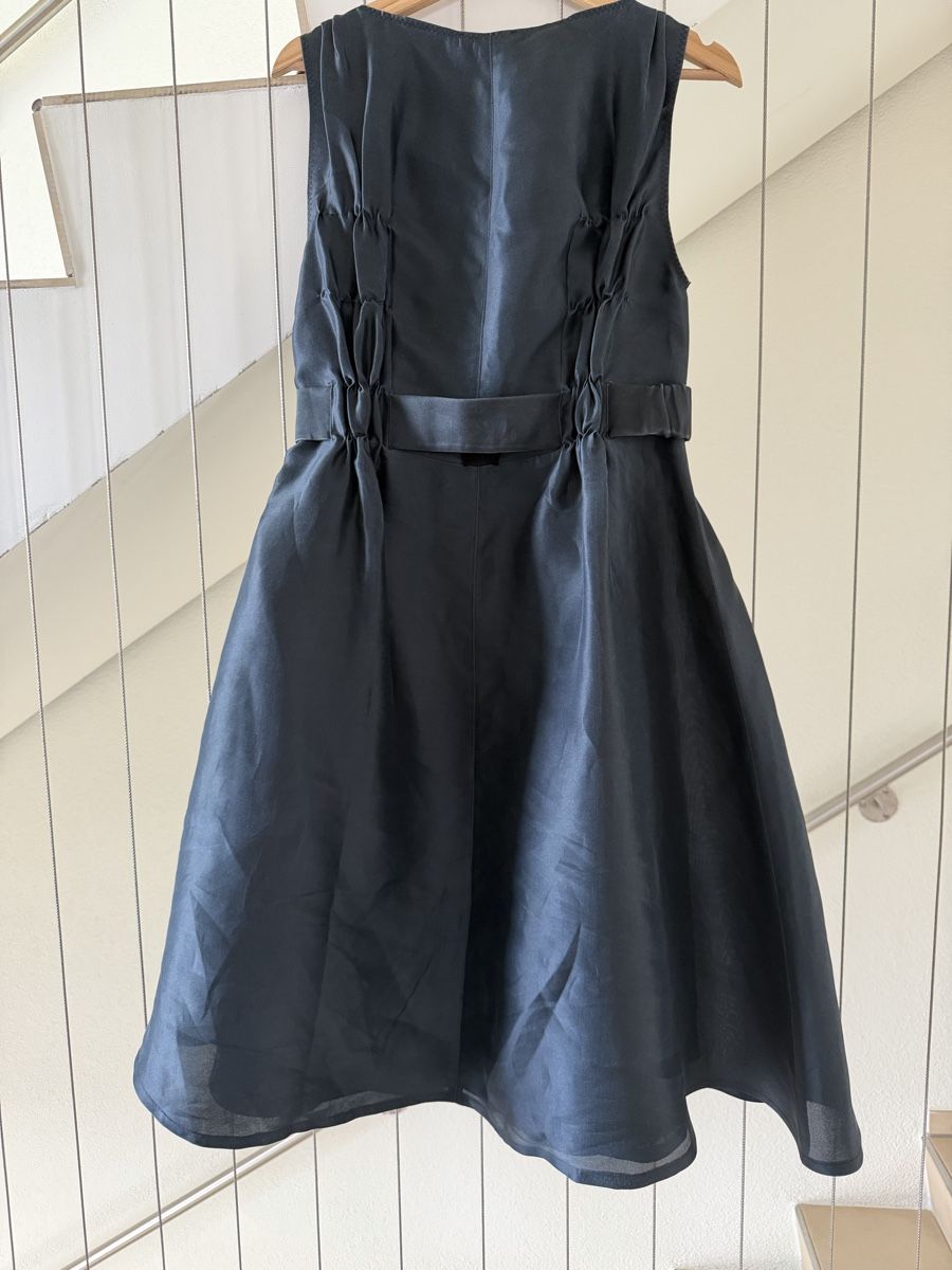 Vestiti: Le Perla blaue Seidenkleid Größe M – Difettoso da Belp venduto da Aliya 4