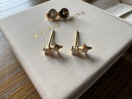 Astrid & Miyu – Cosmic Crystal Cluster Studs