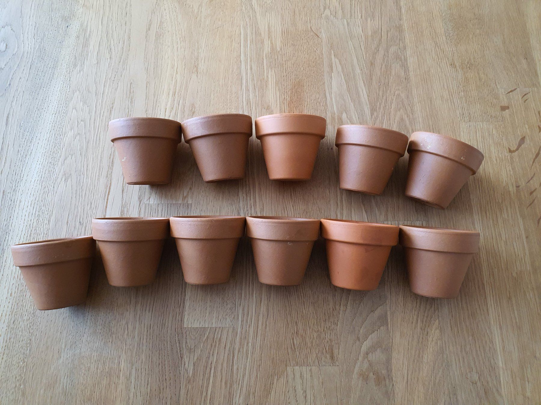 Vasi per fiori: Terracotta Töpfchen klein 11 Stk. – Nuovo (secondo la descrizione) da Winterthur venduto da Nooitgedagt 2