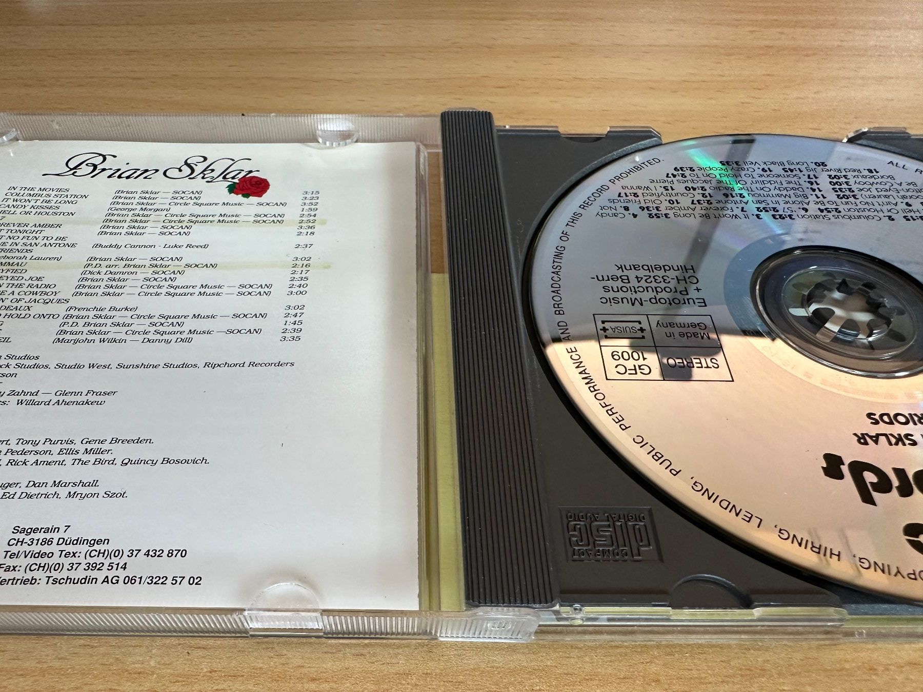 CD: Brian Sklar - Brian Sklar – Usato da Rikon im Tösstal venduto da Alpenmutz 2