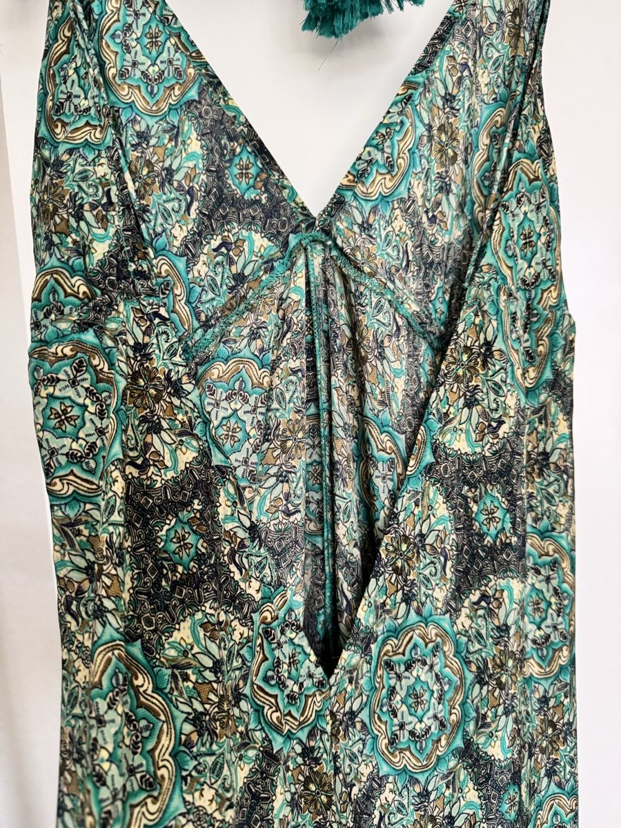 Goa Vestiti: Robe longue dos nu GOA, NEUVE, Taille S 100% polysoie – Nuovo e nell'imballaggio originale da Colombier NE venduto da kajo04 2