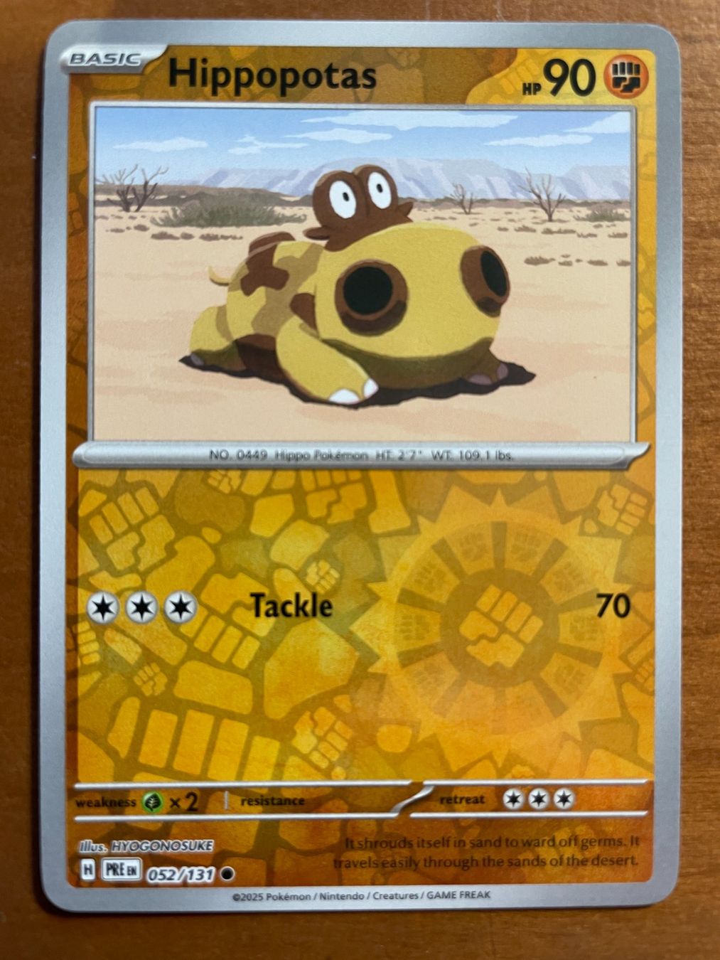 Pokémon Sammelbilder & Trading cards: Pokemon Hippopotas Reverse (Versand gratis) – Neu (gemäss Beschreibung) aus Chur von Angerson