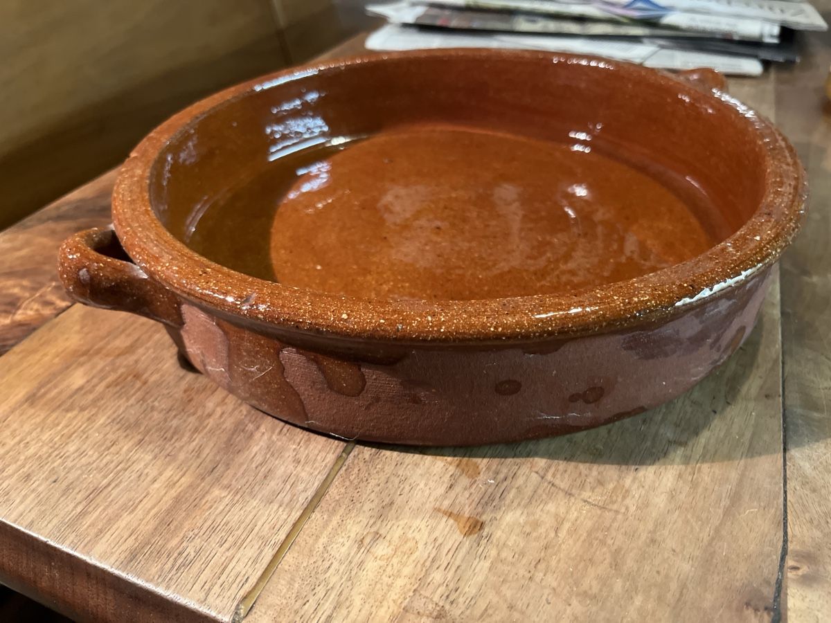 Schalen: Steingut Schüssel, innen glasiert, Durchmesser 26 cm – Gebraucht aus Wila von Fritz-Wila
