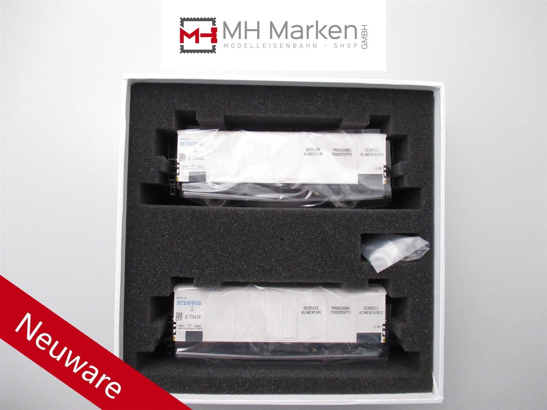 LS Models Modellini di ferrovie: L.S.Models 37157 SBB CFF FFS 2er Set Interfrigo DC H0 – Nuovo e nell'imballaggio originale da Basel venduto da mhmarken