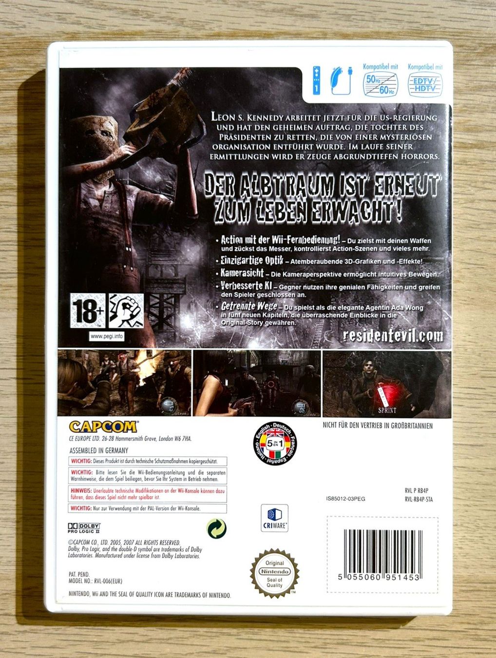 Nintendo Giochi: Resident Evil 4 Wii Edition Nintendo Wii – Usato da St. Gallen venduto da Alpine.Arcade 1
