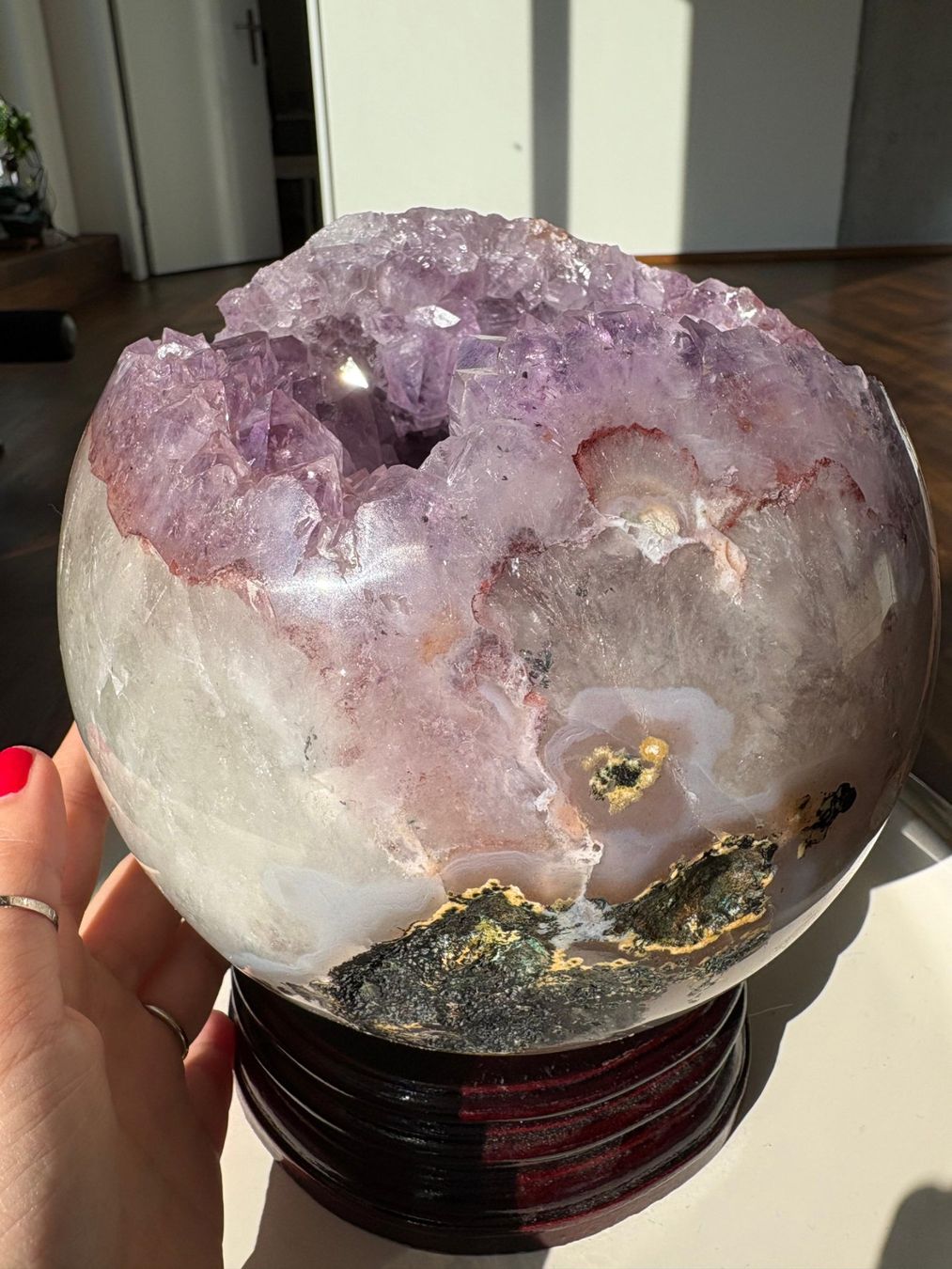 Minerali & Pietre curative: Amethyst Geoden Kugel – Nuovo (secondo la descrizione) da Neuheim venduto da m.hald 3