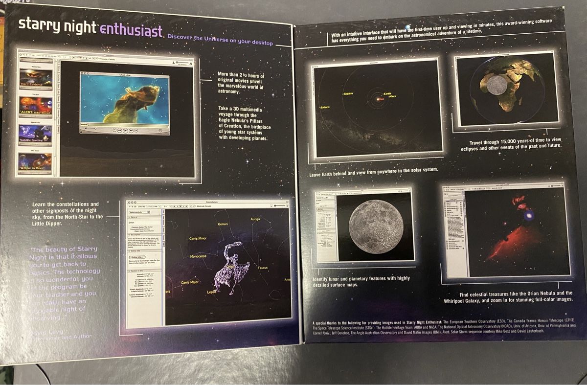 Software: Starry Night Enthusiast Software - NEU – Nuovo e nell'imballaggio originale da Basel venduto da spider-loc 1