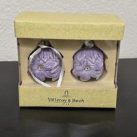 Villeroy & Boch Glocken Blumen 2er Set Neu in OVP