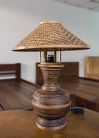 Lampe en bois 