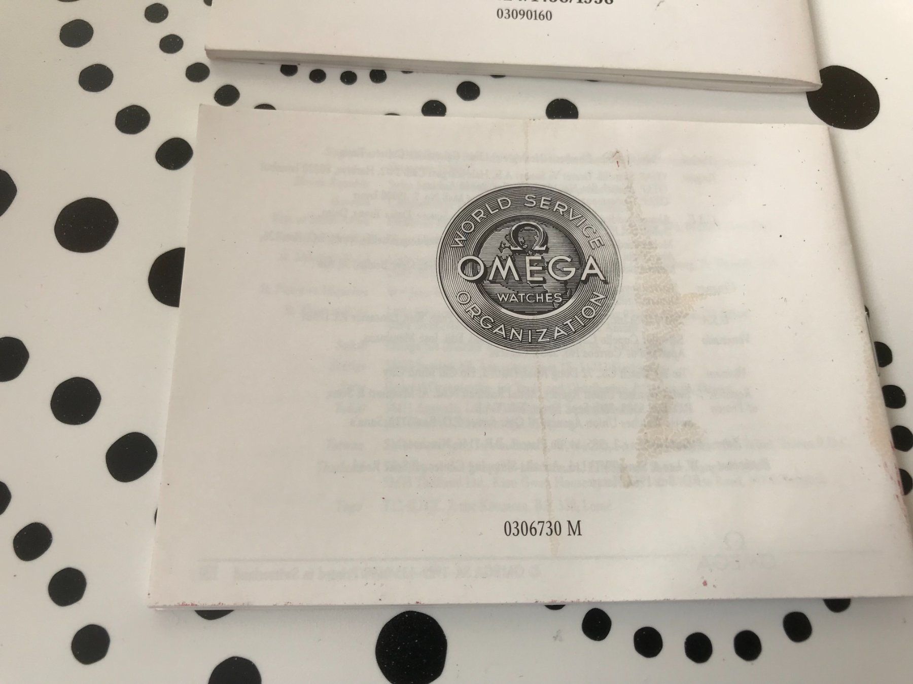Documenti: OMEGA ORIGINAL - OPERATING INSTRUCTIONS - VINTAGE 1993 RARE – Nuovo (secondo la descrizione) da Epalinges venduto da dream-watch 5