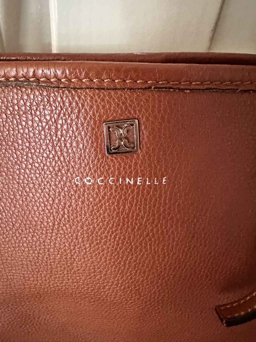 Coccinelle Taschen für Damen: Coccinelle Leder-Shopper Cognac – Gebraucht aus Zürich von acquadel 1