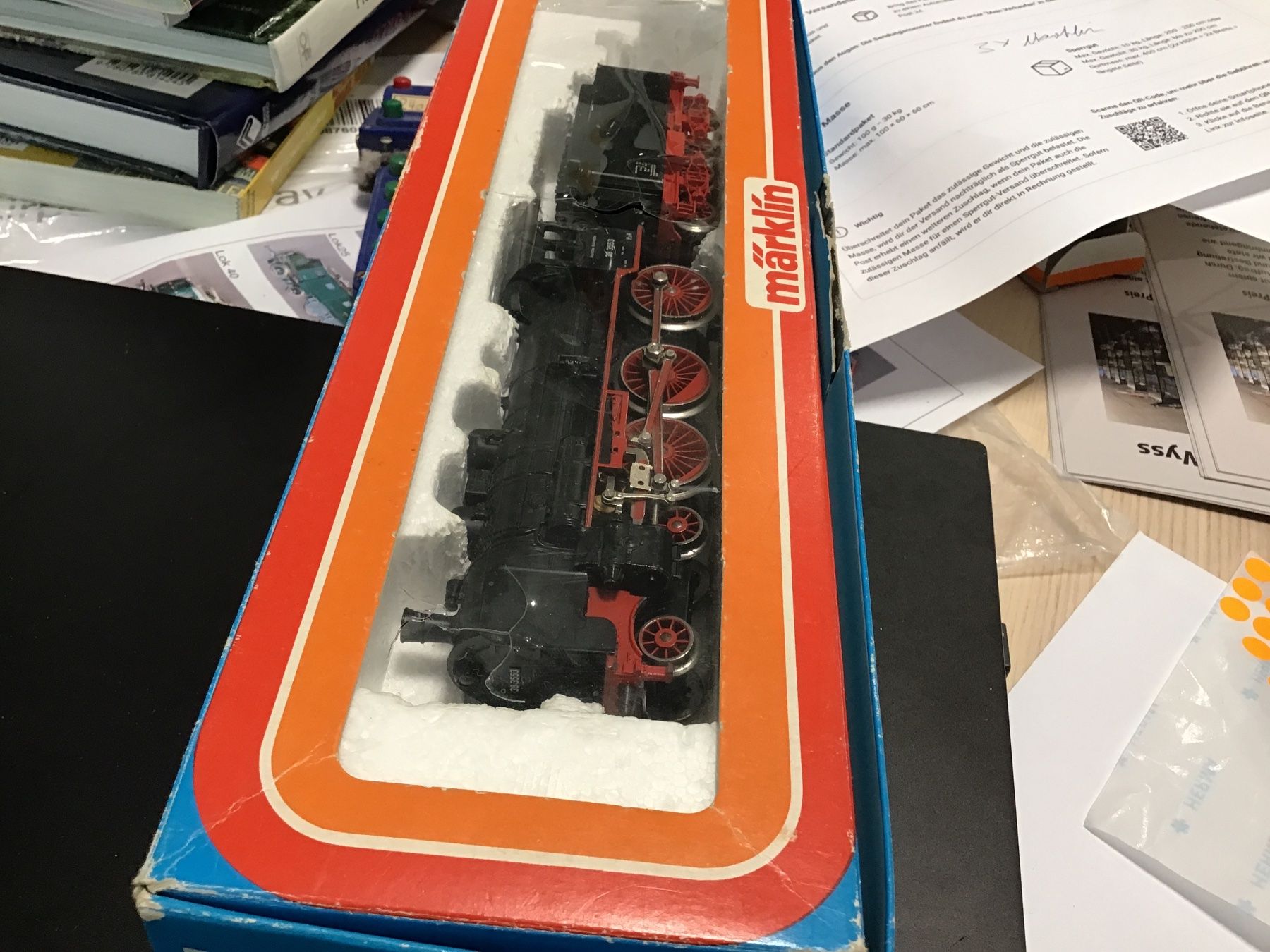 Märklin Modellini di ferrovie: Dampflokomotive MÄRKLIN 38 3553 – Usato da Männedorf venduto da Modelle-aller-Art 5