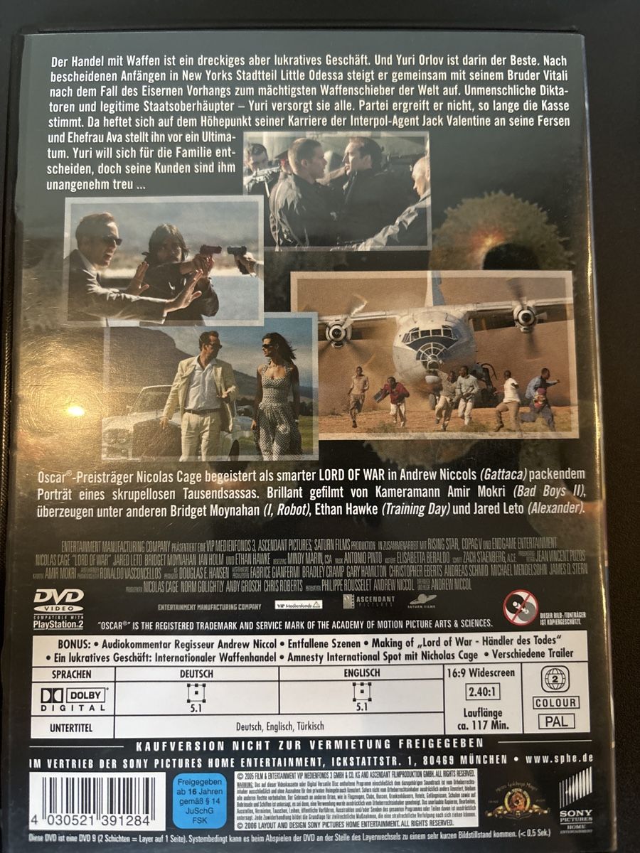 Tutti i DVDs: Nicolas Cage DVD collection – Usato da Oberentfelden venduto da Rabaelikus 2