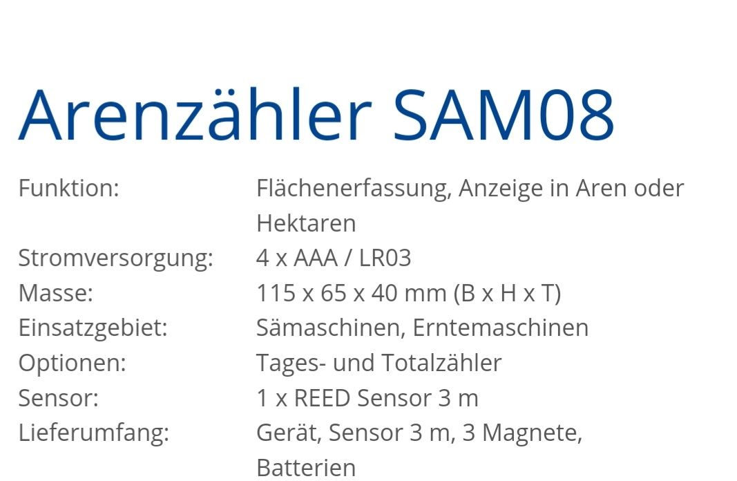 Altro per Ufficio & Commercio: Hektarzähler Neu – Nuovo e nell'imballaggio originale da Giswil venduto da Hans83 3