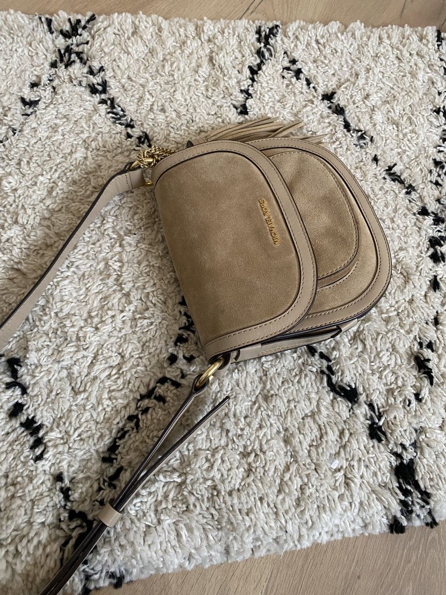 Michael Kors Borse da donna: Original Michael Kors Umhängetasche Wildleder – Usato da Buchs ZH venduto da crazyhandbaggirl123 4