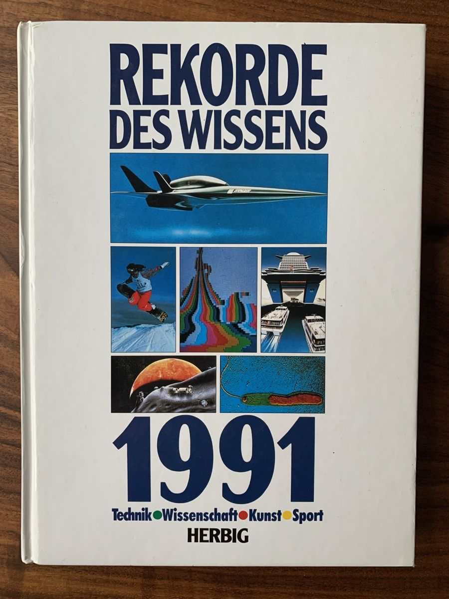 Libri: Rekorde des Wissens 1991 – Usato da Opfikon venduto da BananaGio01