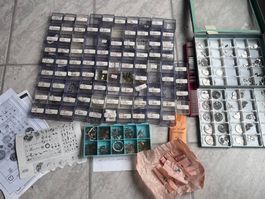 Lot Landeron Chronographen Teile NOS