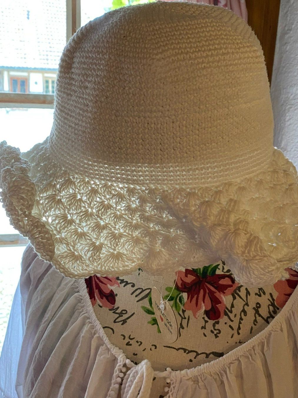 Copricapi, berretti & cappellini: DAMEN SOMMERHUT-VINTAGE-EINZELSTÜCK – Nuovo e nell'imballaggio originale da Meienried venduto da ManuelaBoutique 4