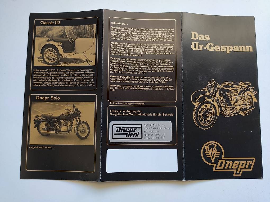 Documenti: Motorrad Prospekt Dnepr – Usato da Biel/Bienne venduto da Rouf7 3