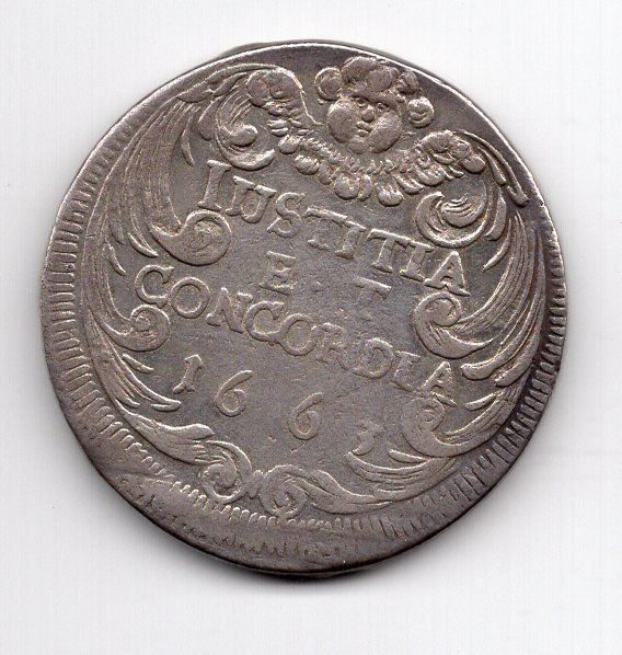 Tutti le monete: (2552) Zürich, Taler, 1663, vz – Usato da Rüthi (Rheintal) venduto da erdnuessli1 1