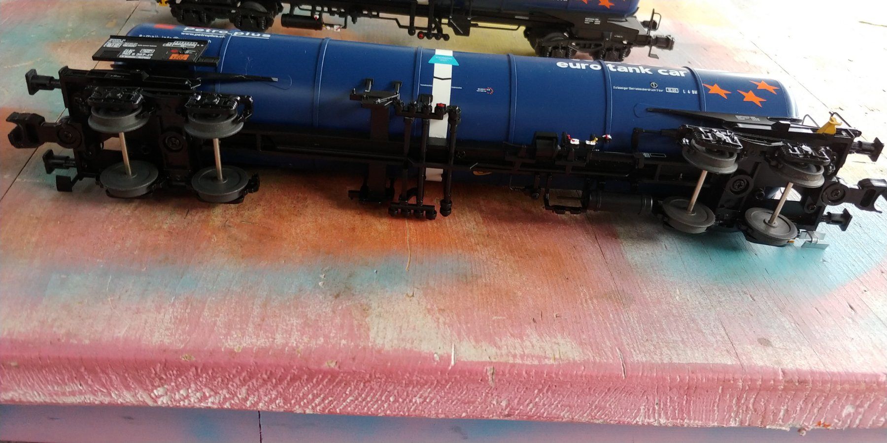 Modellini di ferrovie: 2 MTH Kesselwagen Wascosa O – Usato da Waltenschwil venduto da Ardnas007 2