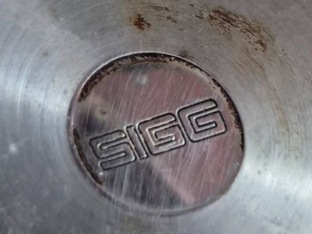 Wasserkocher: Bouilloire Sigg vintage, en acier inoxydable A2 – Gebraucht aus Fully von tameab 2