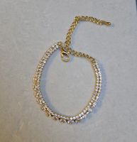 Funkelndes Armband Gold Strass - Das perfekte Geschenk!
