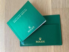 Rolex manuel de service et étui en cuir