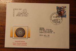 Schweiz 1987 - Escalade 1602-1987 - Automobilpostbüro
