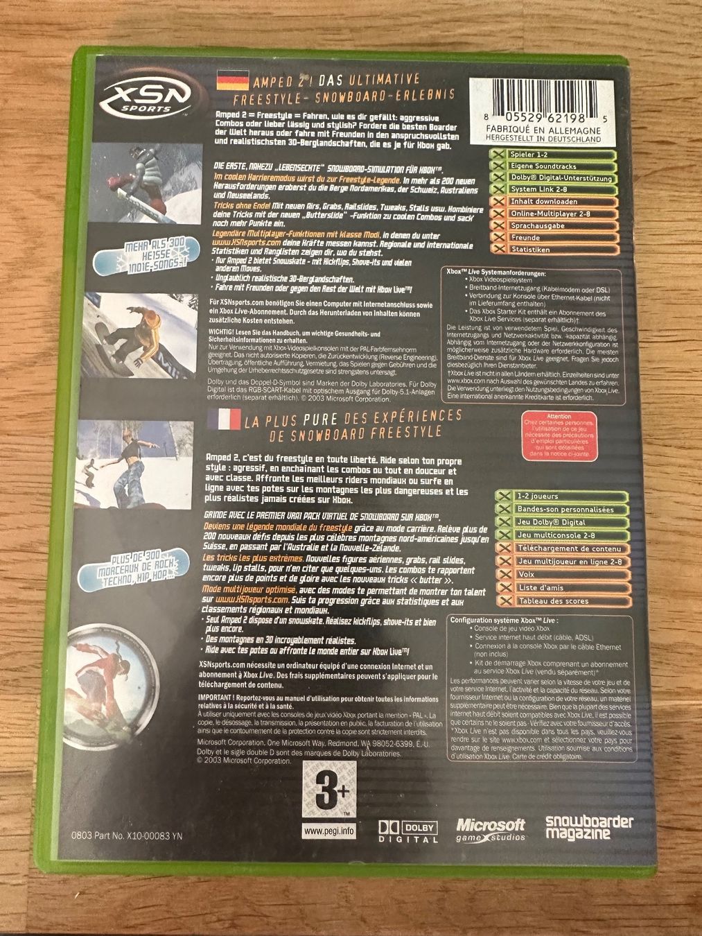 Microsoft Spiele: Amped 2 für Microsoft Xbox – Gebraucht aus Kestenholz von Mad18 1