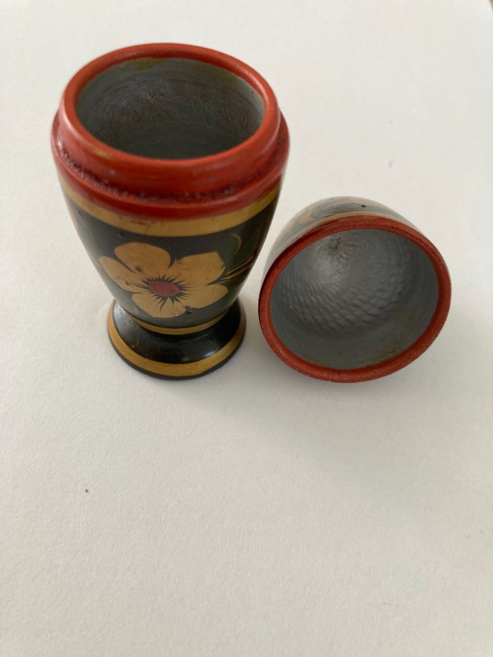 Barattoli: Boîte Russe en bois, Vintage – Usato da Lausanne venduto da gio_vintage17 4