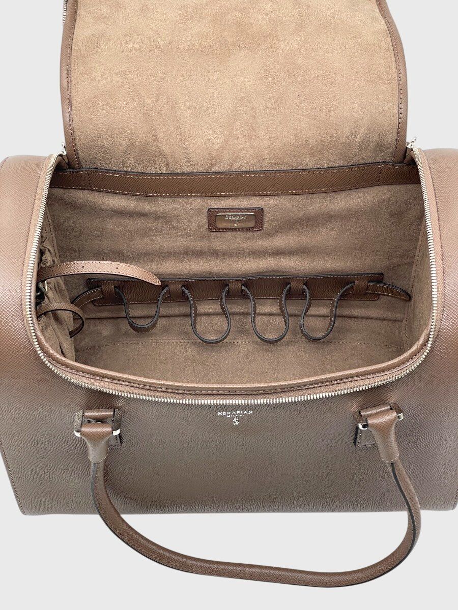 Valigie: Serapian Evolution Reisetasche Braun – Usato da Zürich venduto da shoe_shop 8