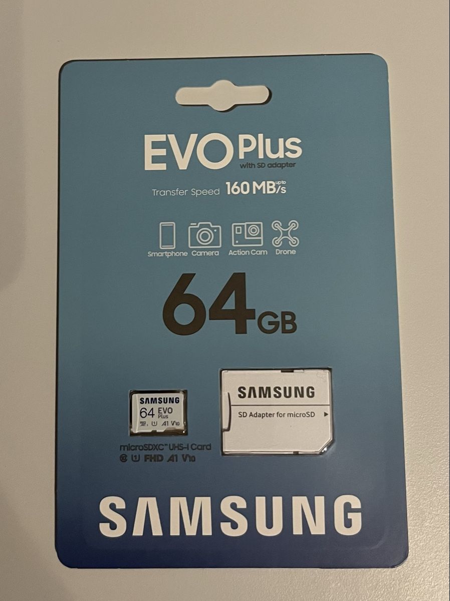 Samsung Schede di memoria: Samsung EVO Plus 64 GB – Nuovo e nell'imballaggio originale da Knonau venduto da Fixduck