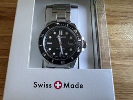 MONTRE POUR HOMMES, 41 MM BRACELET EN ACIER INOXYDABLE