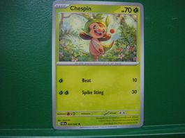 Carte Pokémon Chespin ENG    005/086