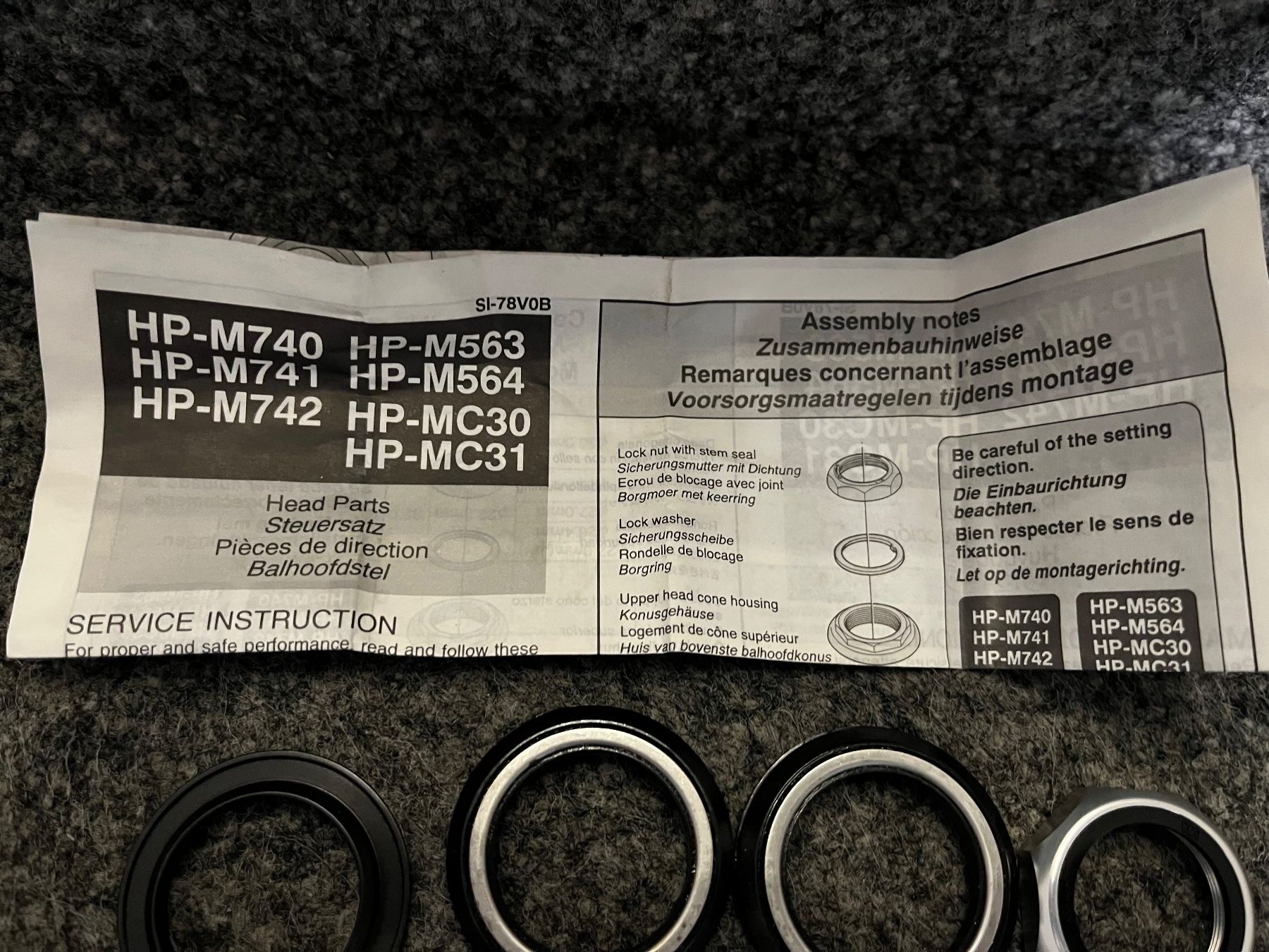 Shimano Pezzi di ricambio: Shimano XT Steuerlager – Nuovo e nell'imballaggio originale da Mühlethurnen venduto da Kolly225 7