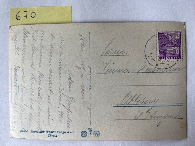 Ansichtskarten: alte Ansichtskarte Olten – Gebraucht aus Niederwil AG von dahu75 1
