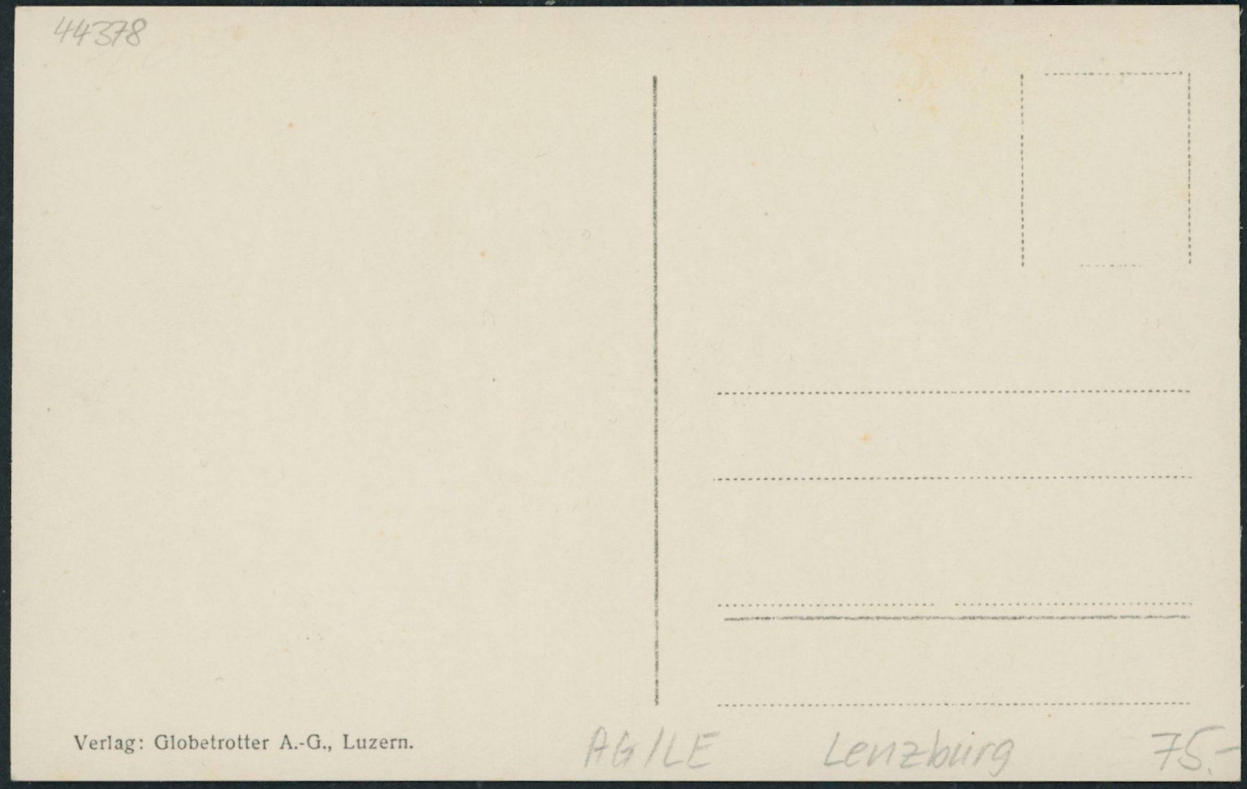 Cartoline postali: AG Lenzburg – Nuovo (secondo la descrizione) da Schindellegi venduto da stationary 1