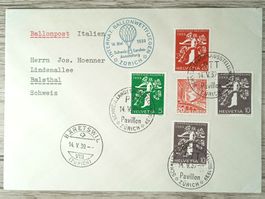 TR104 Enveloppe + Timbre Suisse 1939