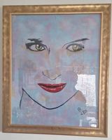 Lady Di  Acrylbild 55x47 cm