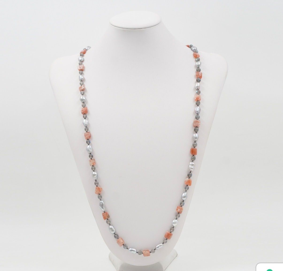 Catenine: Neue Perlenkette, Sonnenstein, Labradorit 90 cm – Nuovo e nell'imballaggio originale da Lamone venduto da LaCantinaMagica 5