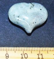 Deko – Heilsteine– R-138 - Labradorit Herz– 25x20x12mm
