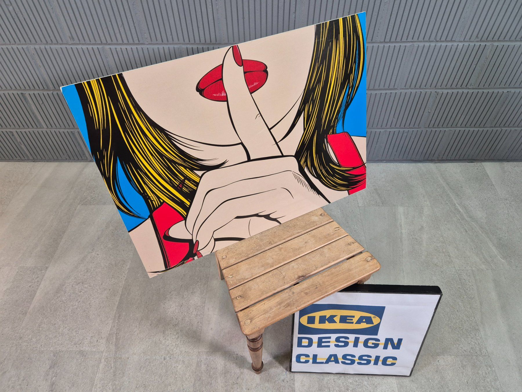 Foto & Immagini: IKEA Solmyra Bild: Sssshhh by Deborah Azzopardi Widow & Son – Usato da Nottwil venduto da Wondewa-Shop 3