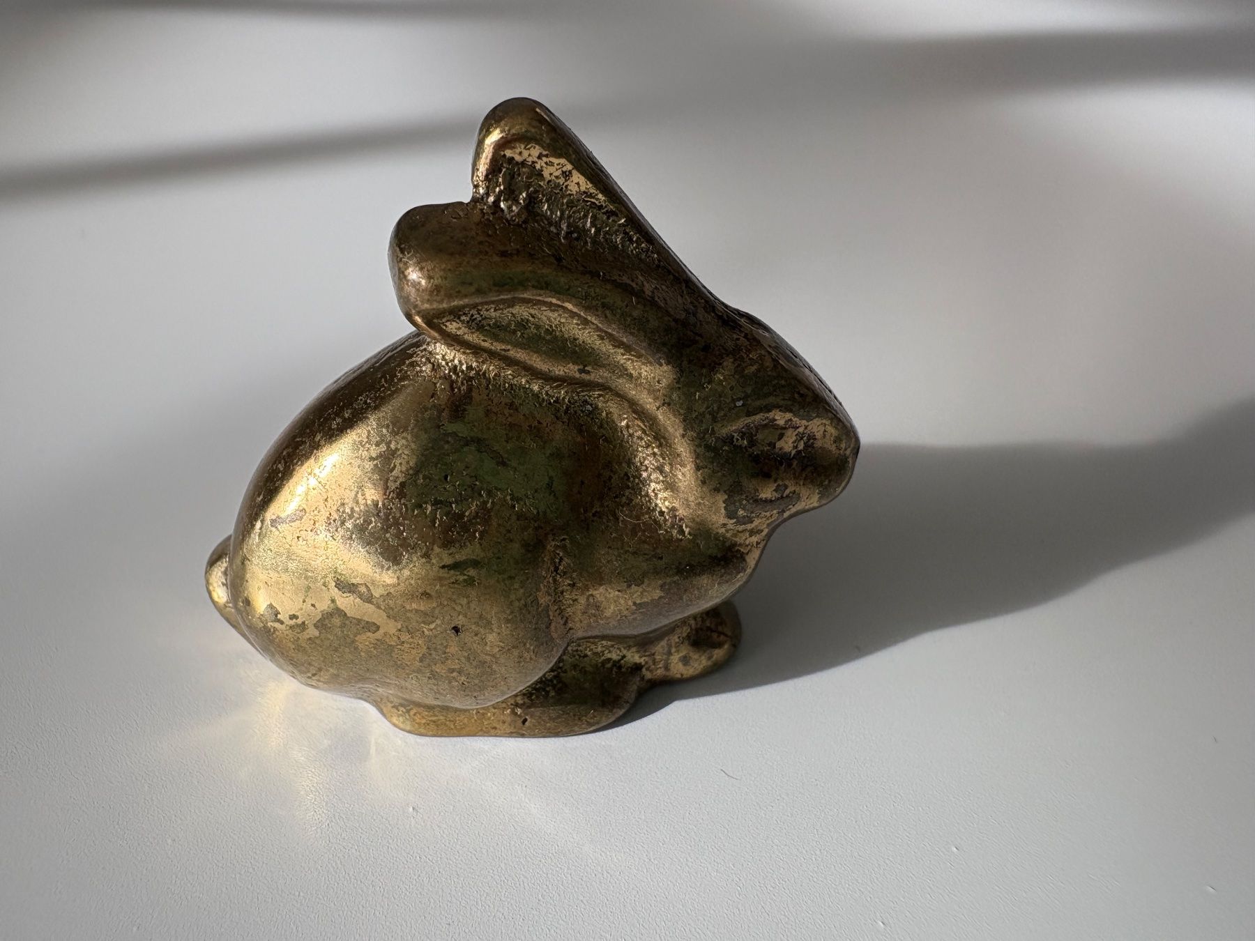 Figuren: 2 Figurines de lapin en laiton, décoration – Gebraucht aus Lausanne von opi_92cn 3