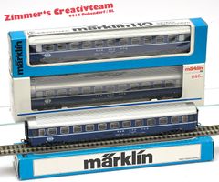 3 Märklin Liegewagen SBB Eurofima, 4168/4268, H0, WS, OVP
