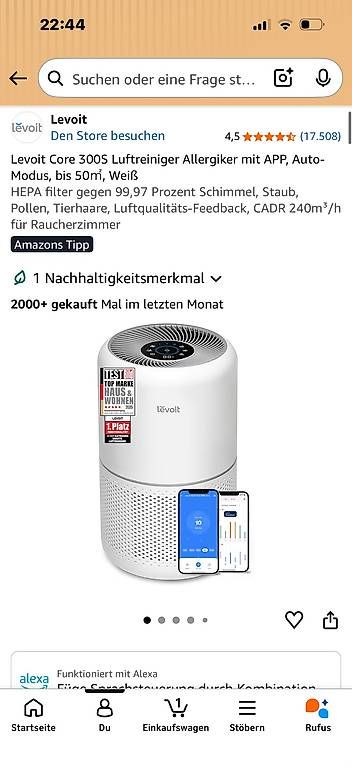 Purificateurs d'air: Levoit Luftreiniger – Neuf avec emballage d'origine à Magglingen/Macolin par kar_752n
