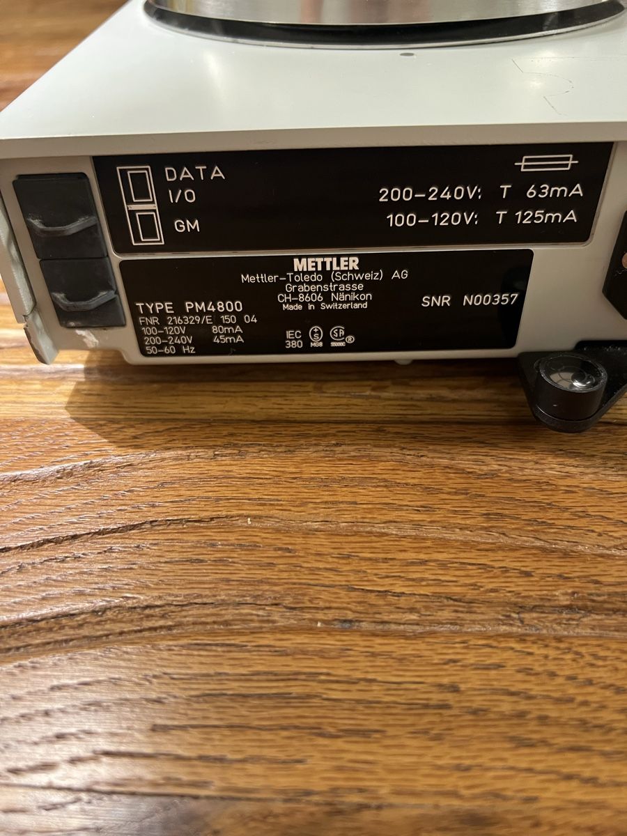 Mettler Toledo Accessori da laboratorio: METTLER PM4800 Waage 4100g/0.1g – Nuovo (secondo la descrizione) da Chur venduto da ZATO 5