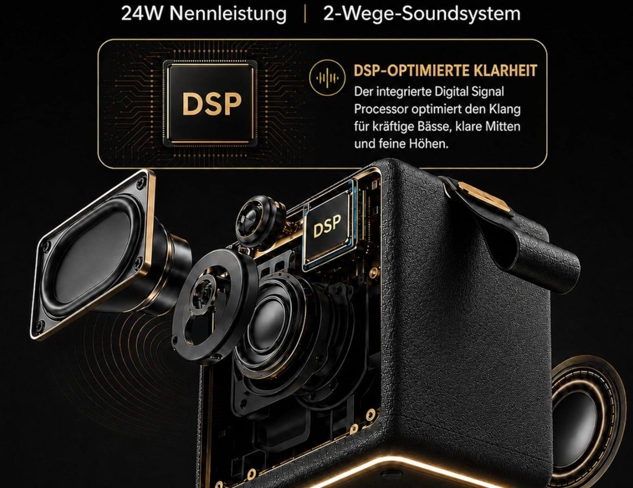 MG Casse acustiche: MG II Bluetooth Lautsprecher  24 W – Nuovo (secondo la descrizione) da Regensdorf venduto da siro.21 2