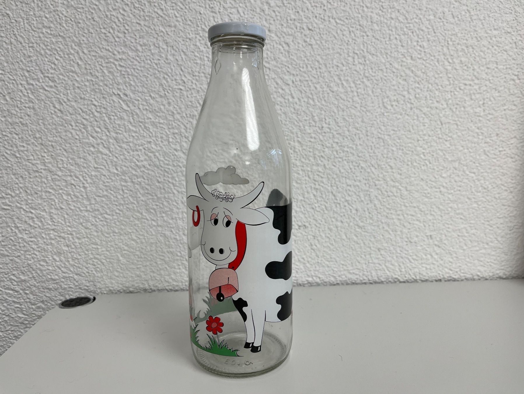 Altro in Stoviglie & Bicchieri: Milchflasche: 4 Milchflaschen Glas 1 Liter – Usato da Zollikofen venduto da pico27 1