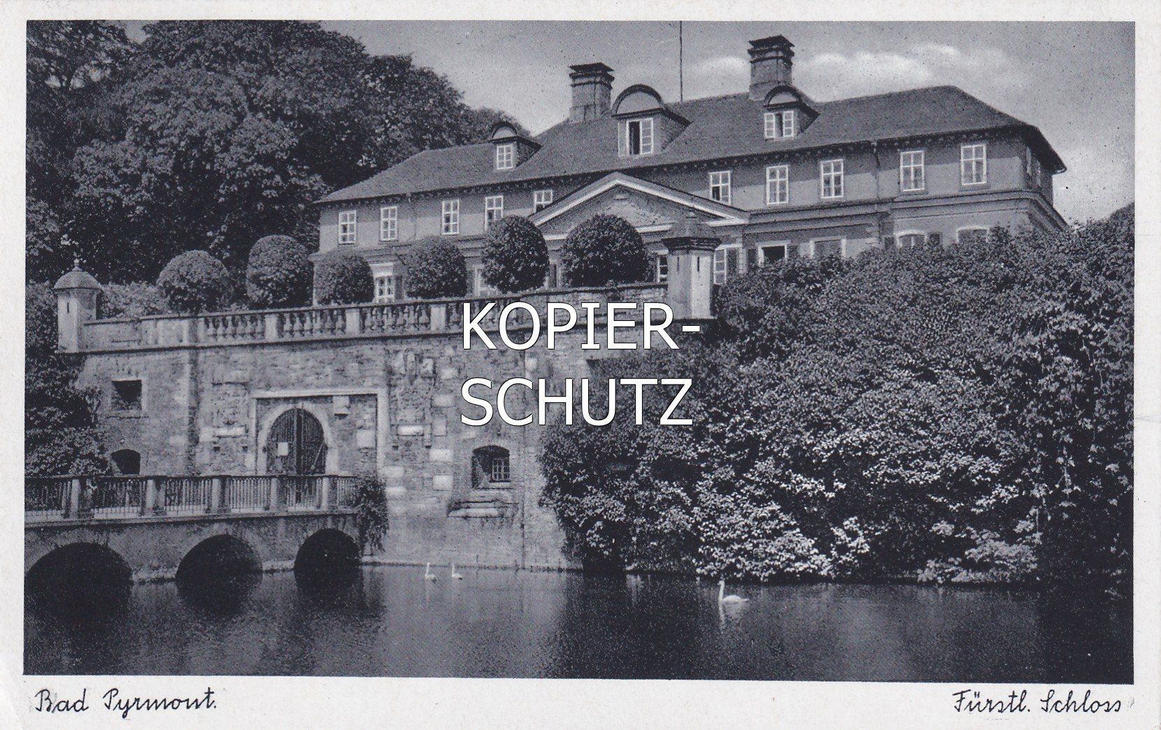 Cartoline postali: Bad Pyrmont - Fürstliches Schloss /mp – Usato da Hombrechtikon venduto da Rudolf07